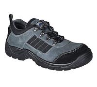 Portwest Zapato Steelite Trekker S1P, Tamaño: 44, Color: Negro, FW64BKR44