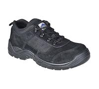 Portwest Zapato Steelite Trouper S1P, Tamaño: 36, Color: Negro, FT64BKR36