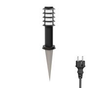 PORU luz de camino / luz de bolardo con piqueta de tierra y cable de 2m para