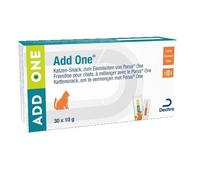 Porus Add One | Sabor Crema de Salmón | 30 x 10 g | Complemento Alimenticio para Gatos | Delicioso Snack para Mezclar con Porus One