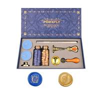 PORXFLY 2 Piezas Letra G Sello de Cera Set, Alfabeto Inicial Sello de Cera Kit Vintage Caja de Regalo, A a Z Letra Serie Sello para Invitaciones de Boda, Sobres, Envoltura de Regalos (G)