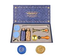 PORXFLY 2 Piezas Letra O Sello de Cera Set, Alfabeto Inicial Sello de Cera Kit Vintage Caja de Regalo, A a Z Letra Serie Sello para Invitaciones de Boda, Sobres, Envoltura de Regalos (O)