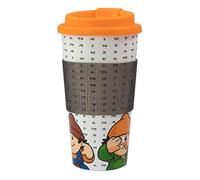 POS 31731 Coffee to Go - Taza de café para Llevar (17,5 cm de Alto, 500 ml de Capacidad, con Cinta TPR, Multicolor