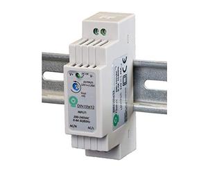 POS Profesjonalna szyna montażowa zasilacz LED transformador 12 V CC 1,25 A 15 W, napięcie stałe, CE, rodzaje ochrony: ochrona przed zwarciem, ochrona przed przepięciem. Do produktów LED 12 V DC