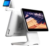 POS - Sistema de monitor de pantalla táctil para pequeñas empresas, pantalla multitáctil con CPU N2930, 4 GB de RAM, 64 GB SSD, Windows 10, ideal para uso en oficina y restaurante