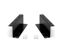 POS VALLEY Soporte de Montaje Bajo Mostrador para Cajón Portamonedas - 2x Guías para Cajón de 33x33cm, Fácil Instalación, Acero Robusto, Soporte para Caja Registradora y Sistemas POS