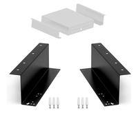 POS VALLEY Soporte de Montaje Bajo Mostrador para Cajón Portamonedas - 2x Guías para Cajón de 41x41cm, Fácil Instalación, Acero Robusto, Soporte para Caja Registradora y Sistemas POS