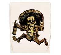 Posada Del Día De Muertos Bolsa De Gimnasio De Algodón Reutilizable Sport Sack Beige