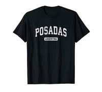 Posadas Argentina Diseño Deportivo Vintage Camiseta