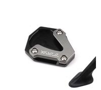 Posapies Anchos Soporte Almohadilla para Caballete Lateral De Motocicleta para Benelli TRK502 2020-2021. Extensión Ampliación La Placa Soporte(Titanio 2)