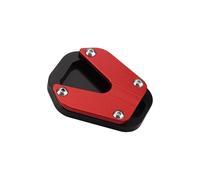 Posapies Anchos Soporte Soporte Lateral para Motocicleta, Almohadilla para Benelli TRK502 TRK502X 502C 752S BN600 BJ600GS TNT600, Extensión De Ampliadora(Rojo)