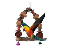 Posatoi Naturali Per Avelli - Posatoi in legno per Jaule per Bircell,Area Giochi con palla in mimbini per interni esterni finestra Riposo e Anidificazione