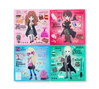 Posavasos de cristal con personajes m gicos de Harry Potter, juego de 4