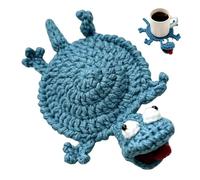 Posavasos De De Ganchillo, Tapete De Copa Amigurumi Hecho A Mano