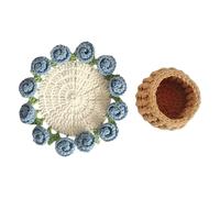 Posavasos de ganchillo, ramo de rosas para principiantes para amantes de las manualidades, ramo de rosas