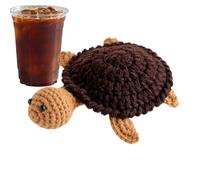 Posavasos de lana resistentes al calor, diseño de tortuga de lana, decoración de mesa de café, taza, botella, vaso, hogar, dormitorio, sala de estar, oficina, apartamento, restaurante