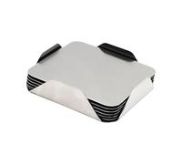 Posavasos de Metal de 6 Piezas, Antideslizantes, Resistentes Calor, con Soporte Incluido para Tazas, Platos, Almohadillas, Decoraciones de, tapete de
