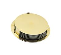 Posavasos de Metal de 6 Piezas, Antideslizantes, Resistentes Calor, con Soporte Incluido para Tazas, Platos, Almohadillas, Decoraciones de, tapete de