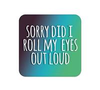 Posavasos Divertidos para Bebidas | Posavasos para Tazas de Oficina | Tapete de Cerveza para niños | Accesorio sarcástico para el hogar | Broma tonta café - CC28