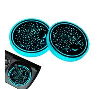Posavasos iluminados para coche, luces portavasos, posavasos para coche LED luminoso de 2 piezas | Posavasos iluminados para el día de la madre, oficina