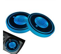 Posavasos LED luminoso para coche, juego de 2 portavasos iluminados USB, accesorios de iluminación interior, ambiente personalizado para fiestas, Año Nuevo Chino y decoración
