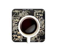 Posavasos para bebidas - Base de PCB resistente al calor - Posavasos de fibra de vidrio para mesa de café | Para mesa, bar de bebidas, escritorio, hogar, habitación, cocina, comedor, dormitorio