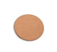 Posavasos redondo absorbente de corcho de 160 x 10 mm para vasos, plantas, tazas, bebidas, sartenes