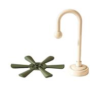 Posavasos Resistentes Calor con Juego de Soporte, diseño de lámpara de Escritorio, salvamanteles para Platos Calientes, Tazas, tazones, Accesorios de Cocina y Comedor, salvamanteles de Cocina