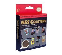 Posavasos Retro NES Nintendo - Set de 8 Posavasos Oficiales con Juegos Clásicos, Regalo para Gamers