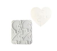 Posavasos versátil en forma de corazón, práctico rompecabezas con forma de corazón, molde de adorno para decoraciones elegantes de cafeterías