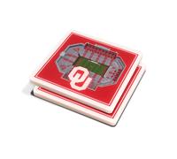 Posavasos YouTheFan NcAA Oklahoma Sooners 3D StadiumView - Familia Gaylord Estadio Memorial de Oklahoma