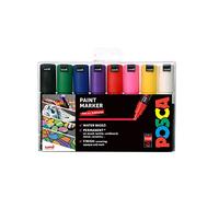 Posca 153544844 - Pack de 8 rotuladores de pintura al agua, multicolor