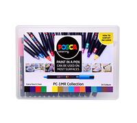 Posca 153544867 - Pack de 16 rotuladores de pintura al agua, multicolor