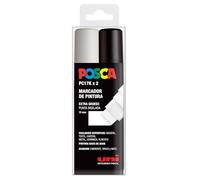 Posca estuche marcadores PC-17K Colores blanco y negro 2 Uds