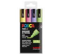 Posca Estuche marcadores PC-5M Colores brillantes 4 Uds