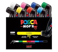 Posca - Marcador Mop'R PCM-22 - Juego de 8 - Punta redonda 3-19 mm - Forma ergonómica