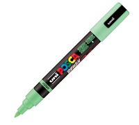 POSCA Mitsubishi Pencil - Rotulador PC5BR - Punta de cepillo mediano, semiflexible, pintura a base de agua, todo soporte, color verde claro