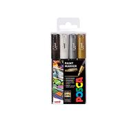 Posca PC-1M - Pack de 4 rotuladores de pintura al agua