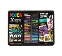 POSCA PC-1MC/PC-3M/PC-5M pack de rotuladores Street Vibes (20 unidades)