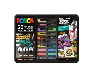 POSCA PC-1MC/PC-3M/PC-5M pack de rotuladores Street Vibes (20 unidades)