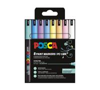 POSCA PC-1MR pack rotuladores pastel (0,7 mm redondos) 8 unidades