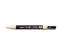 Faber-Castell uni-ball 186572 - Marcador POSCA con punta fina redonda, beige