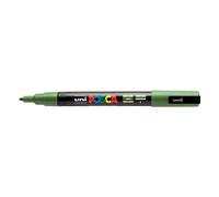 UNIBALL MARCADOR POSCA PC-3M PUNTA CÓNICA 0,9 - 1,3 MM VERDE KAKI