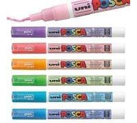 Posca PC-3ML Purpurina Marcador Pintura - Brillo Rojo