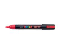 POSCA uni-ball 182577 - Rotulador POSCA con punta redonda mediana, rojo neón