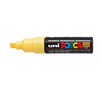 Posca Marcador PC-8K 182606 – Punta cuña ancha 8 mm – Amarillo paja