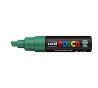 Posca PC-8K rotulador de pintura al agua verde, punta biselada 8 mm
