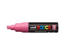Posca PC-8K rotulador de pintura rosa, punta biselada 8 mm (base de agua)