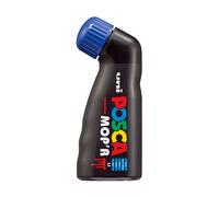 Posca Uni-Ball 183251 - Marcador Posca Mop'R Pcm-22, Punta De Sello Redonda 3 - 19 Mm, Azul, 1 Pieza, Forma Ergonómica