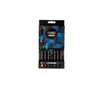 POSCA PENCIL - Juego de 6 lápices de colores (colores surtidos)